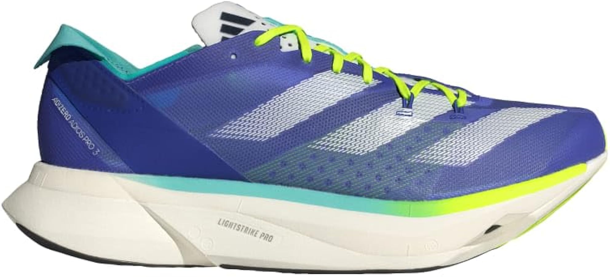 スパイク・シューズ Adizero Adios Pro3 27.0 Men's Adizero Adios Pro 3 Running Shoe - lucid lemon / core black